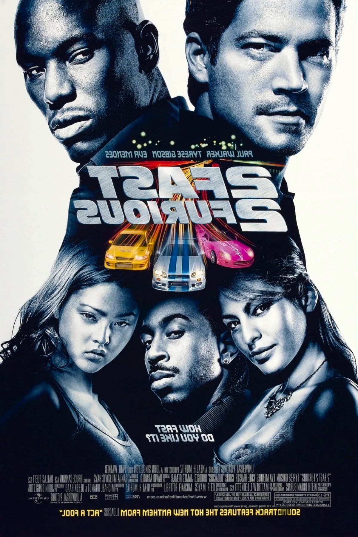 2 Fast 2 Furious Movie Poster Image