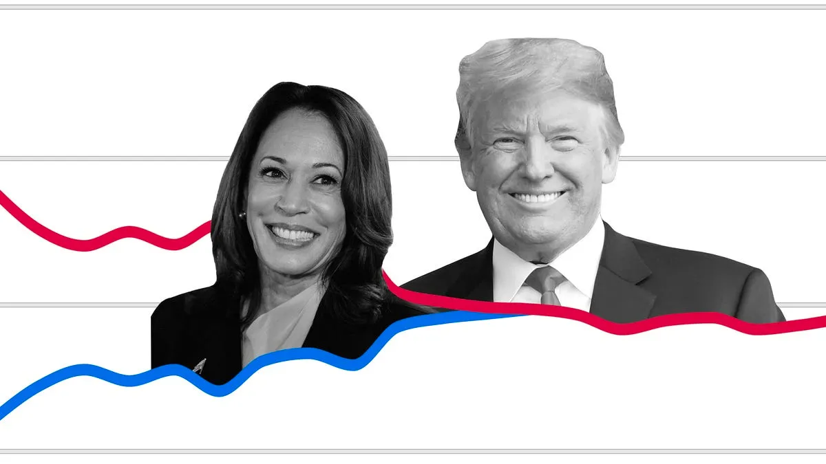 2024 presidential election betting odds: Trump vs. Harris two weeks out Image