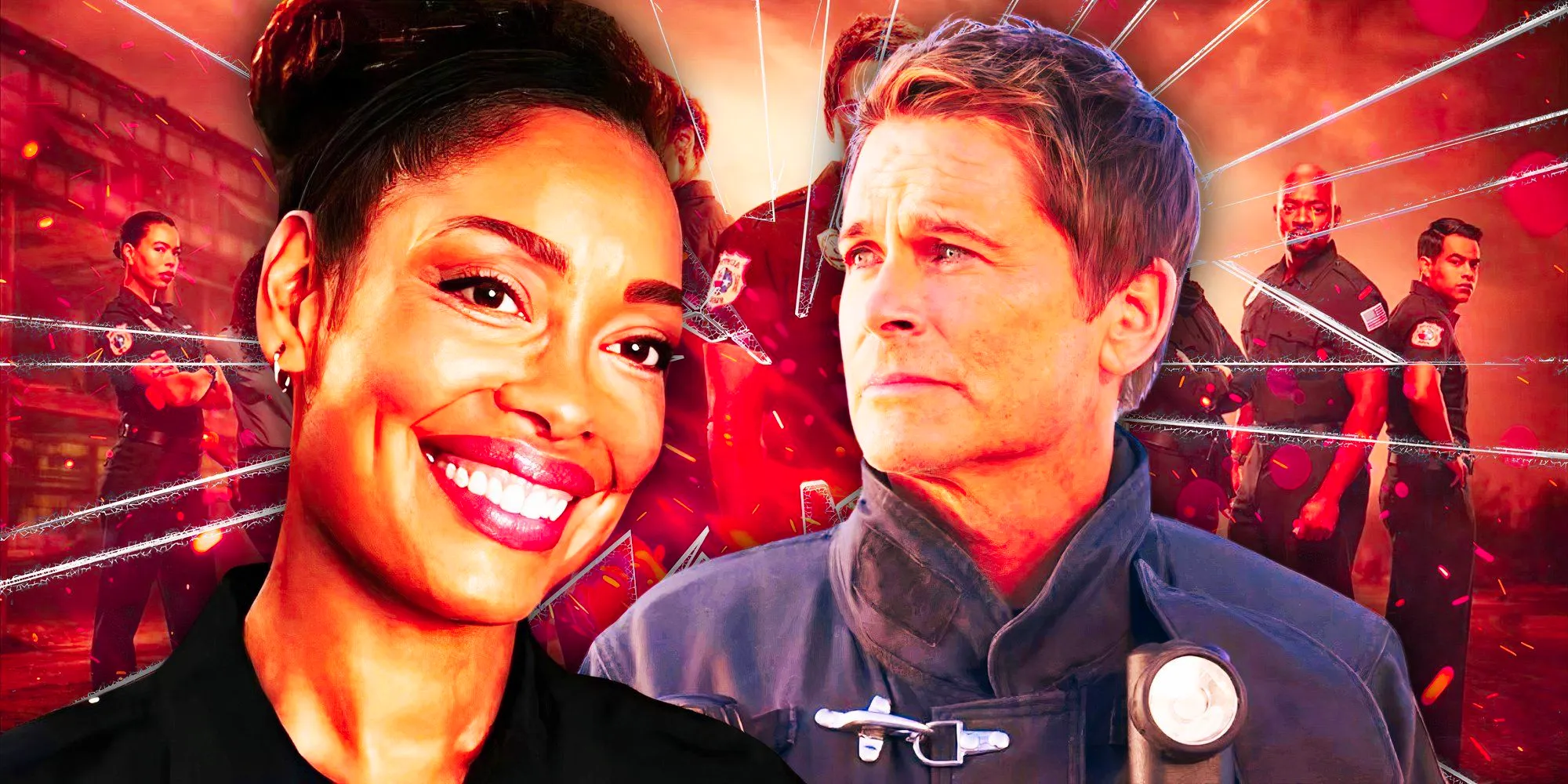 9-1-1 Lone Star - Rob Lowe & Gina Torres Image