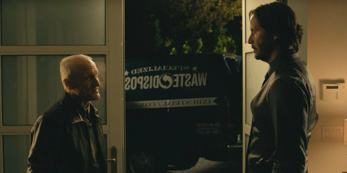 A cleaner in John's home in John Wick Image