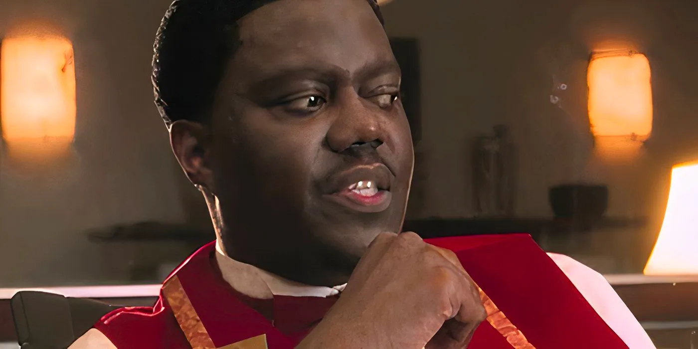 A closeup of Bernie Mac as Frank in Ocean's Eleven Image