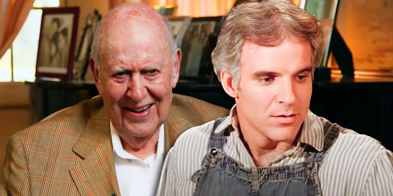 A collage image of Steve Martin and Carl Reiner Image