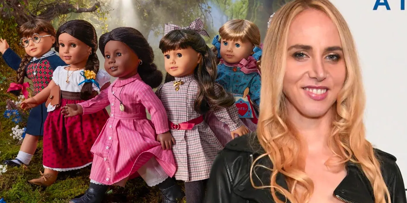 A composite image of Lindsey Beer and American Girl Dolls Image