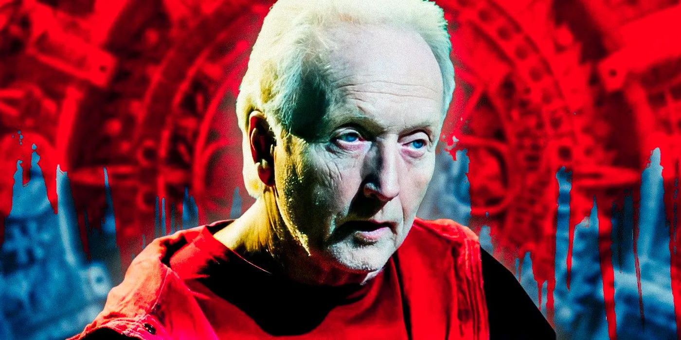 A custom image of Tobin Bell as John Kramer in Saw X. Image