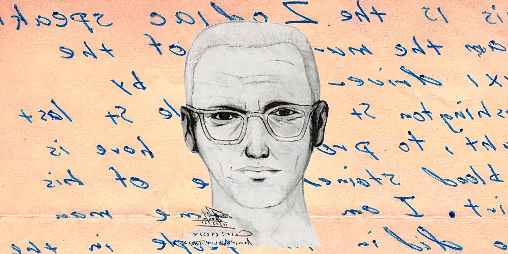 A drawing of the Zodiac killer from This Is The Zodiac Speaking Image