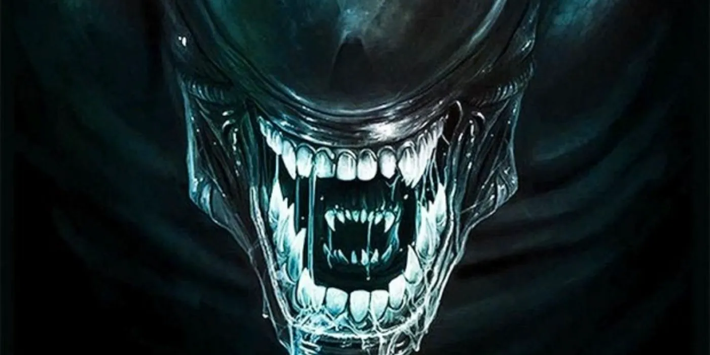 A drooling xenomorph seen in artwork for Alien Out Of The Shadows Image