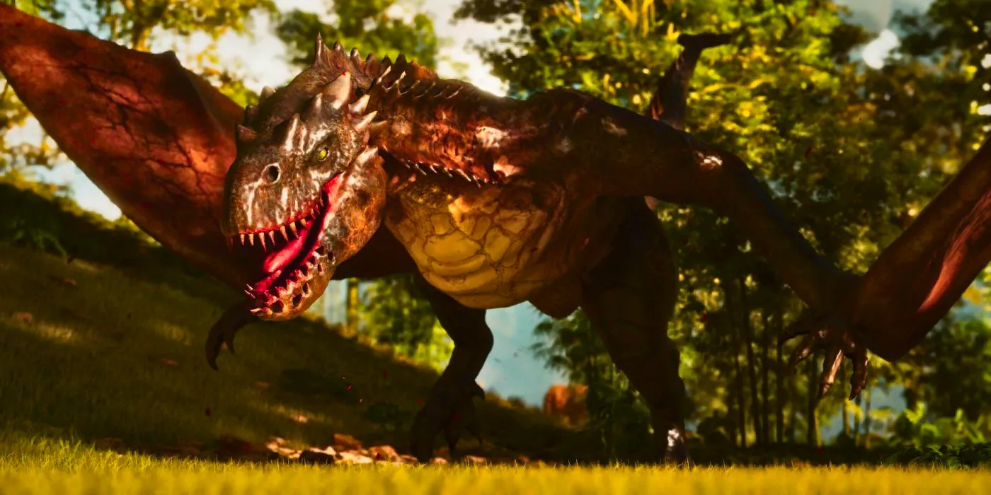 A fearsome dragon creature in Ark: Survival Ascended Image