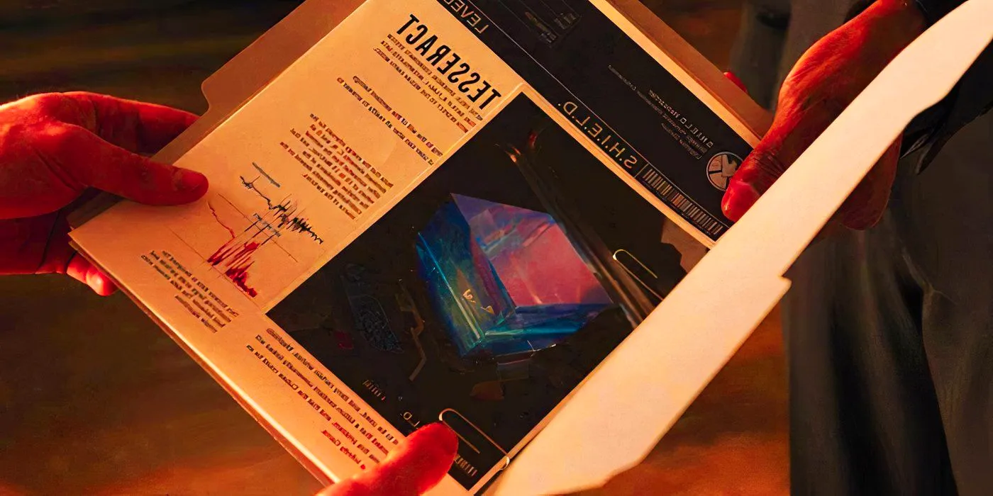 A file on the Tesseract in 2012's The Avengers Image