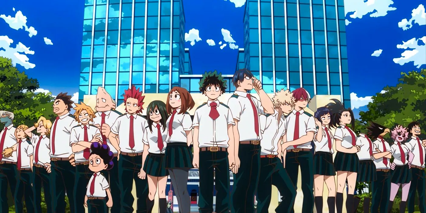 A group shot of Class 1-A from My Hero Academia Image