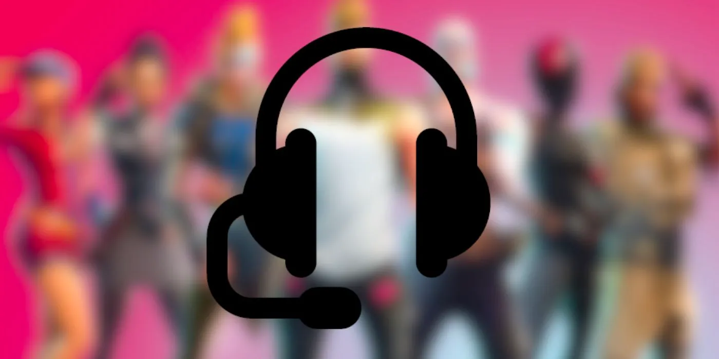 A headphone with a microphpne for proximity chat with Fortnite Season 5 artwork Image