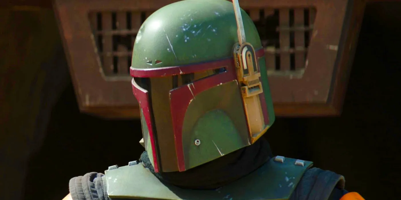 A Helmeted Boba Fett in The Book of Boba Fett Season 1 Episode 3 Image