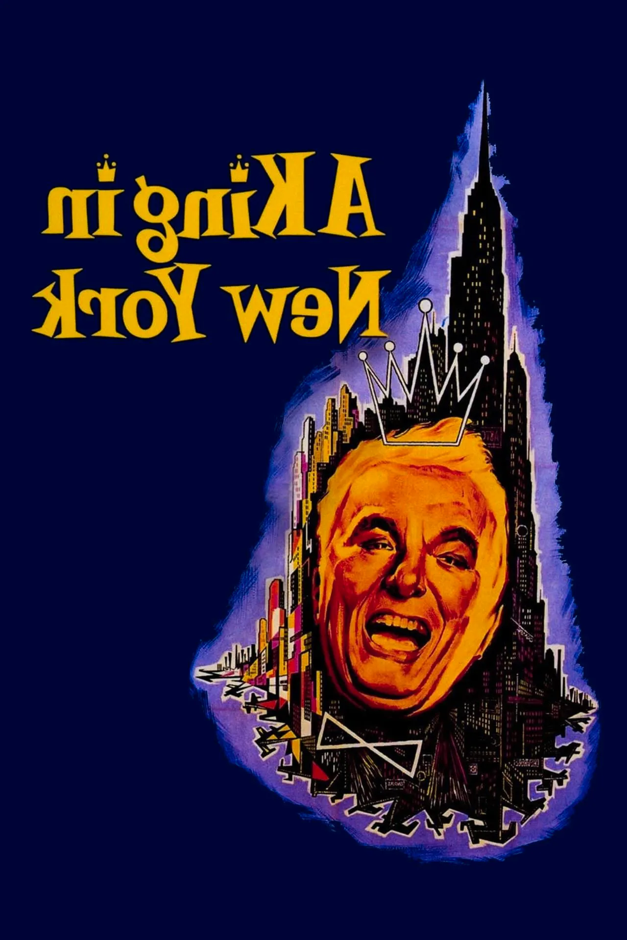 A King in New York (1957) - Poster Image