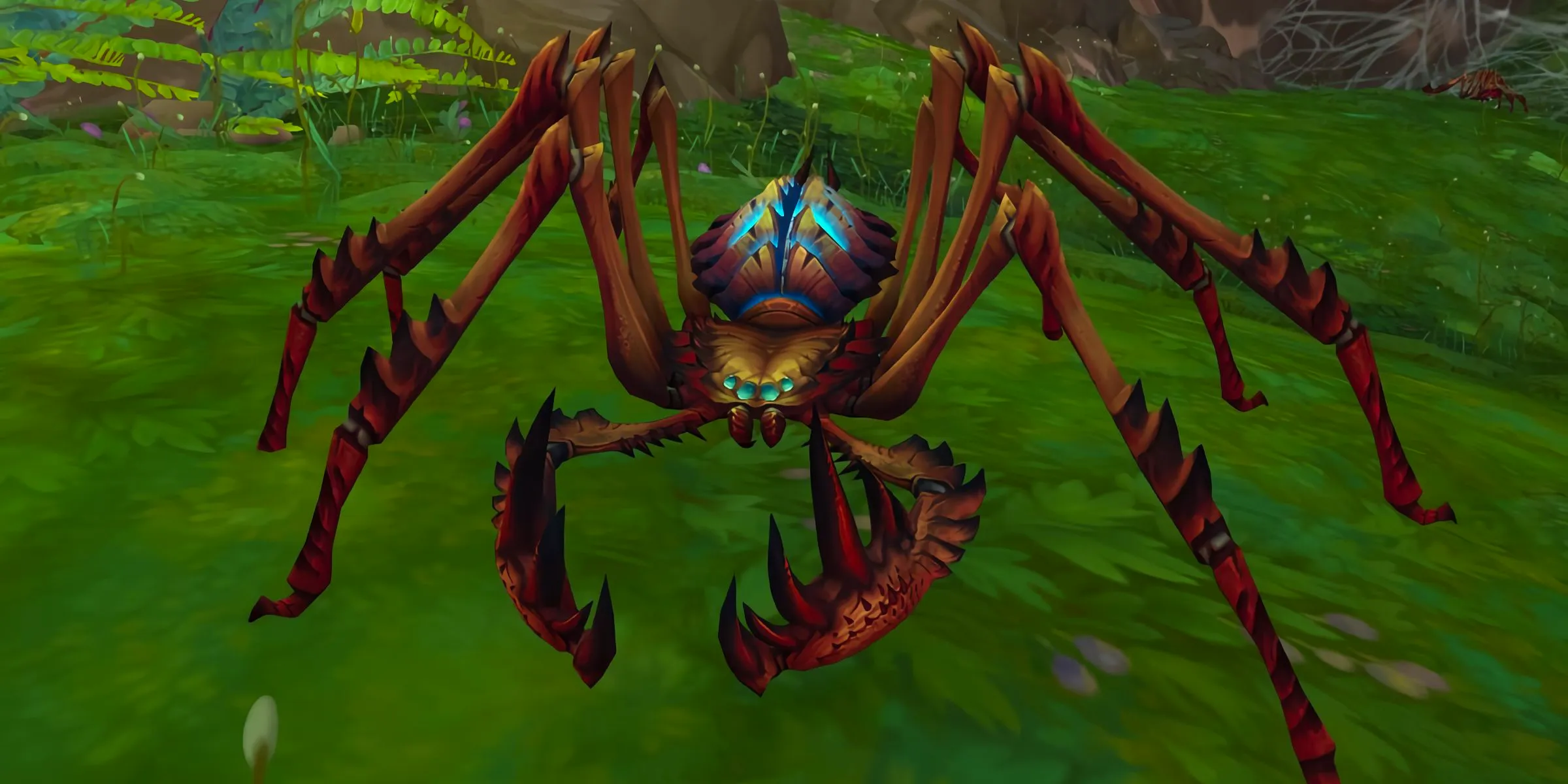 A large, spider-like creature called an undercrawler from World of Warcraft: The War Within. Image