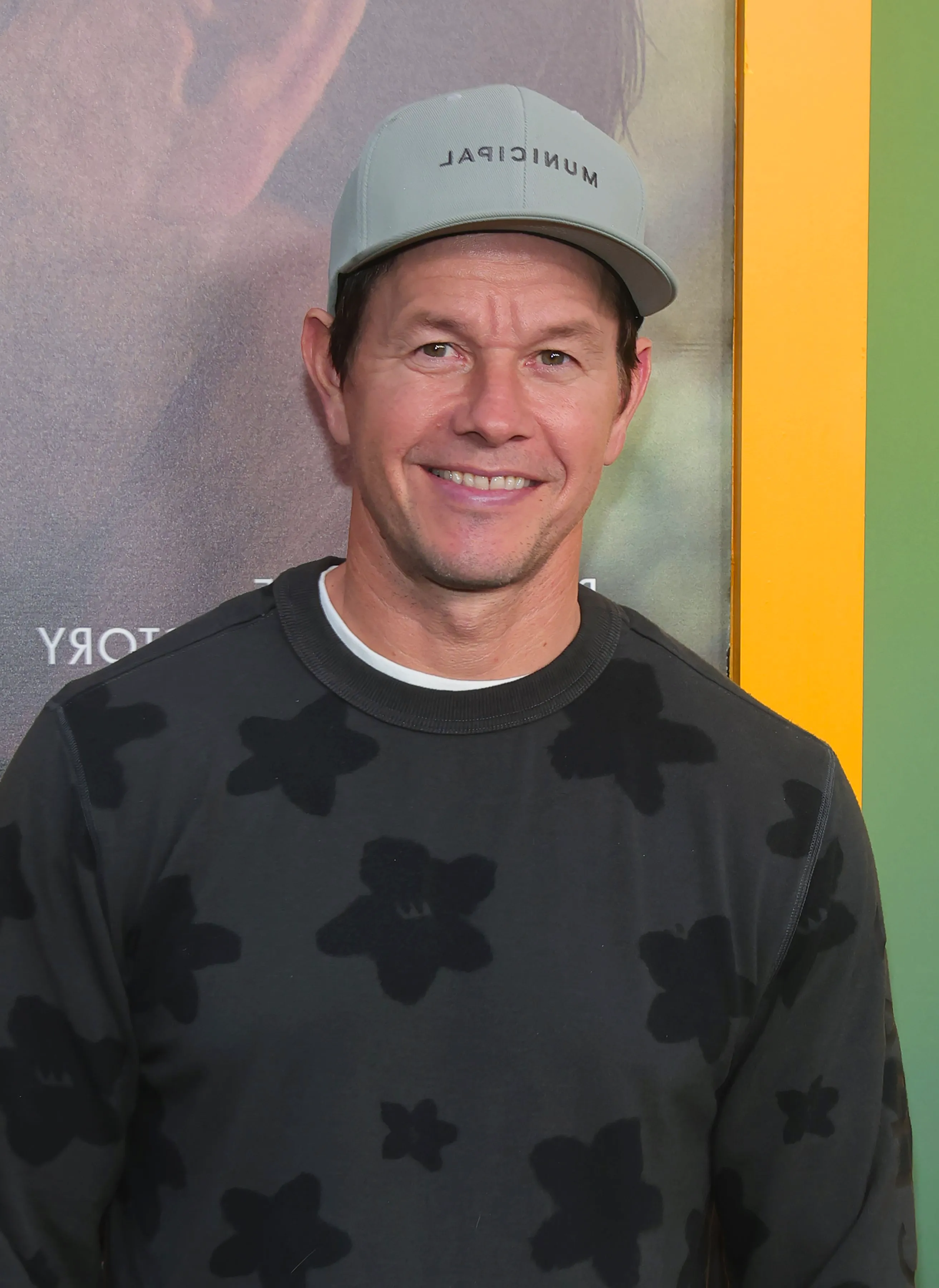 A photo of actor Mark Wahlberg at a screening of Arthur The King Image