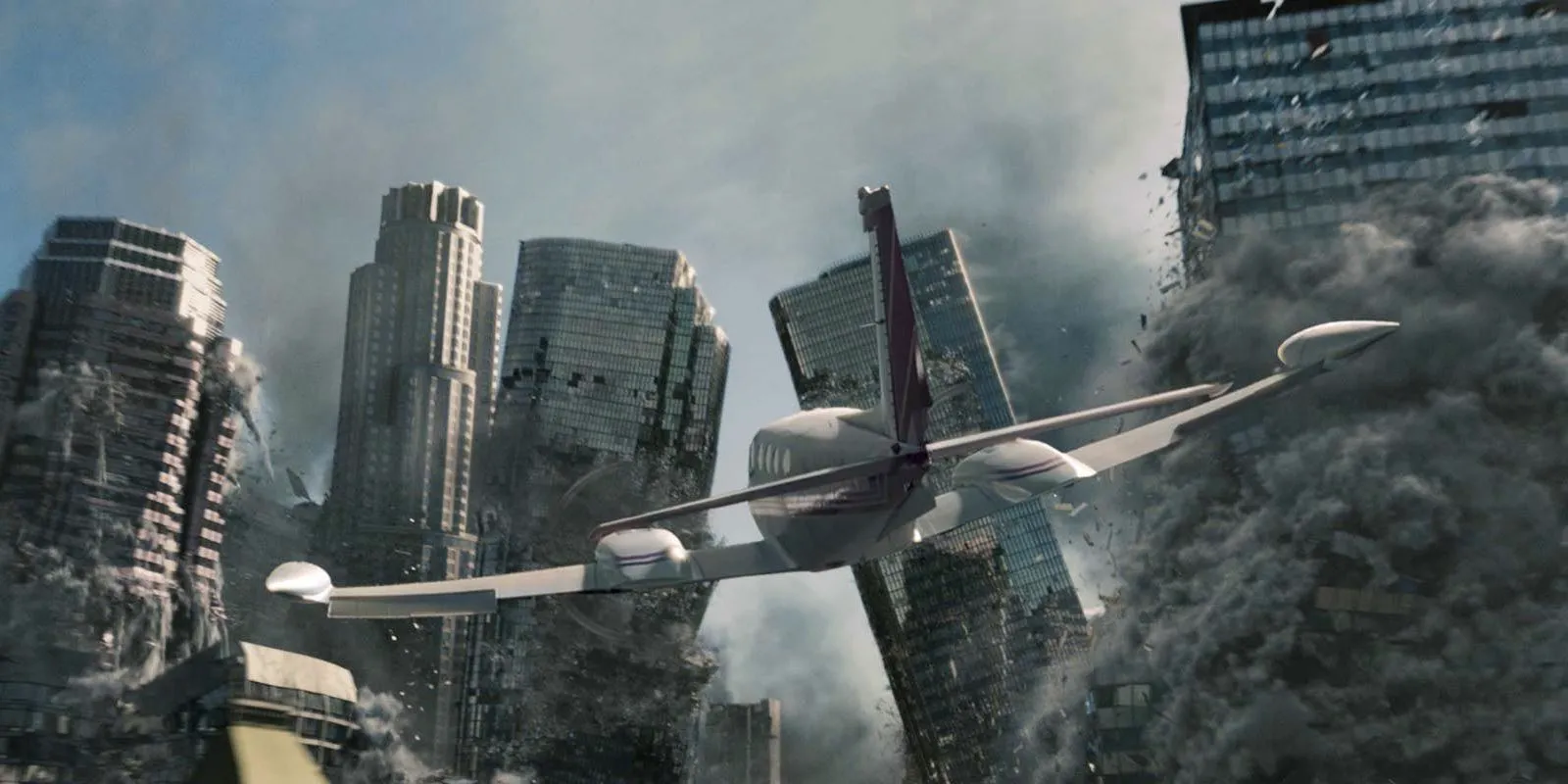 A plane flying into buildings in 2012 Image