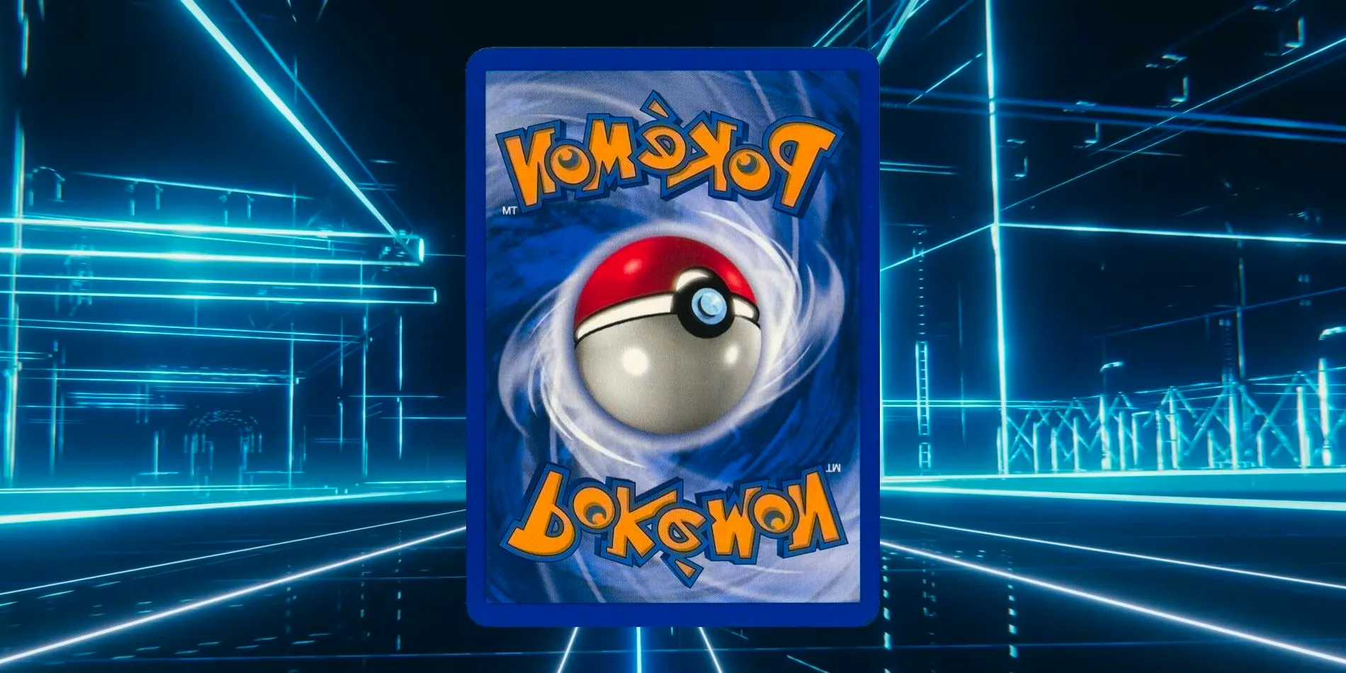 A Pokémon Trading Card Game card back against lineart of Lumiose City from the Pokémon Legends: Z-A announcement trailer. Image