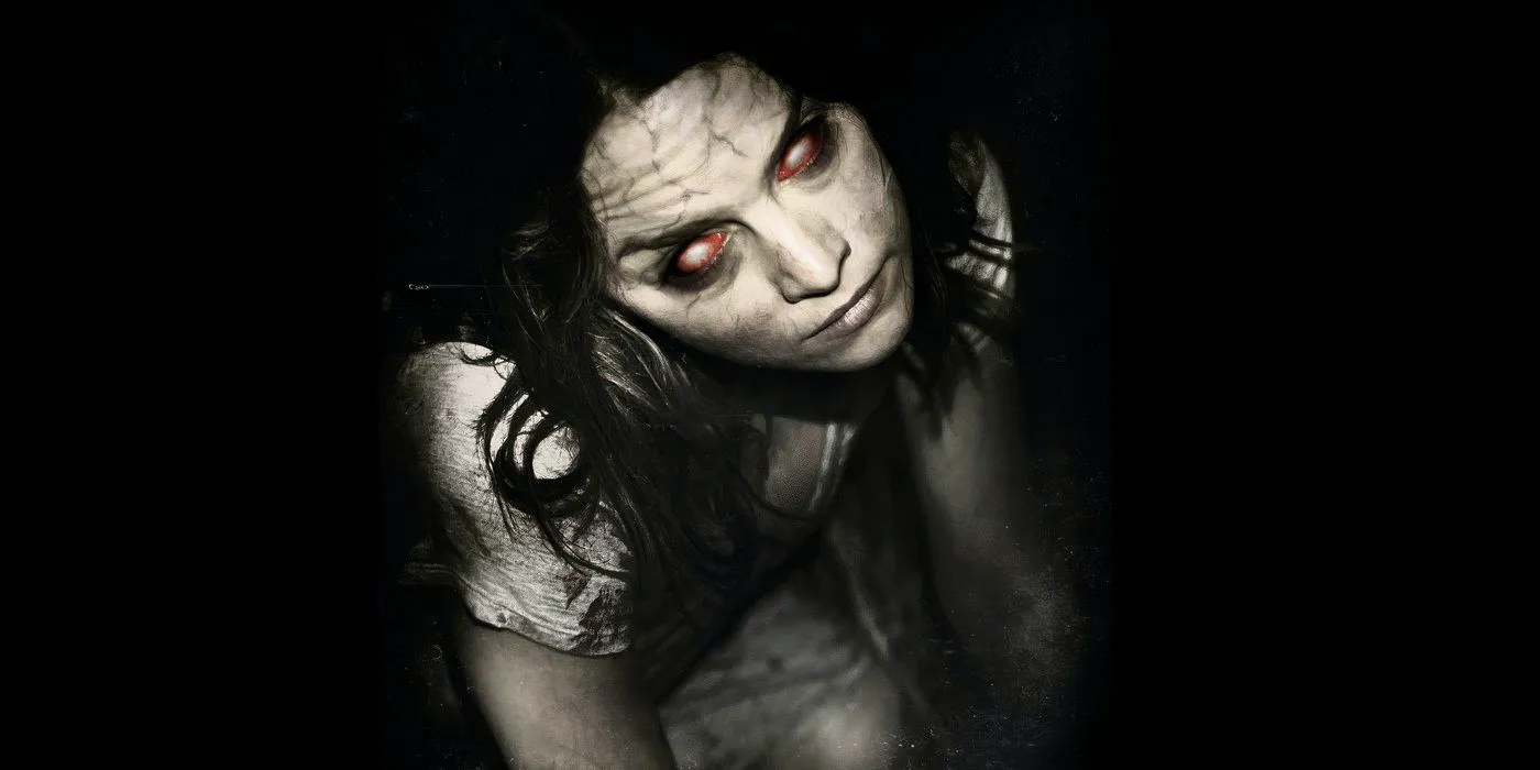 A Possessed Woman Cocking Her Head in Devil's Due Image