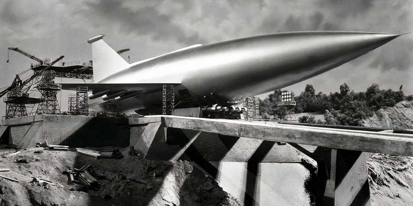 A rocket in When Worlds Collide 1951 Image