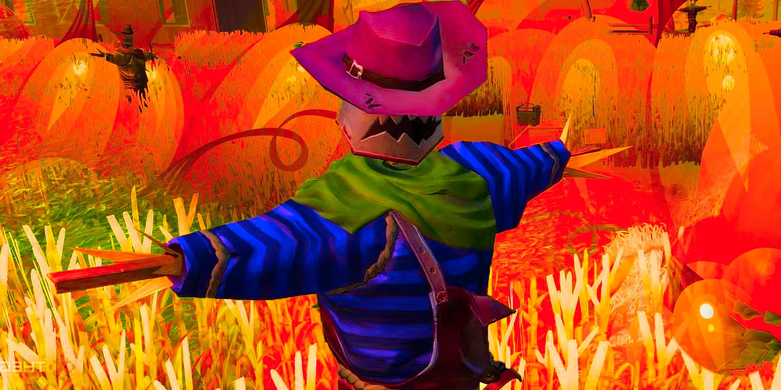 A Scarecrow in Freaky Fields During Fortnitemares 2024 Image