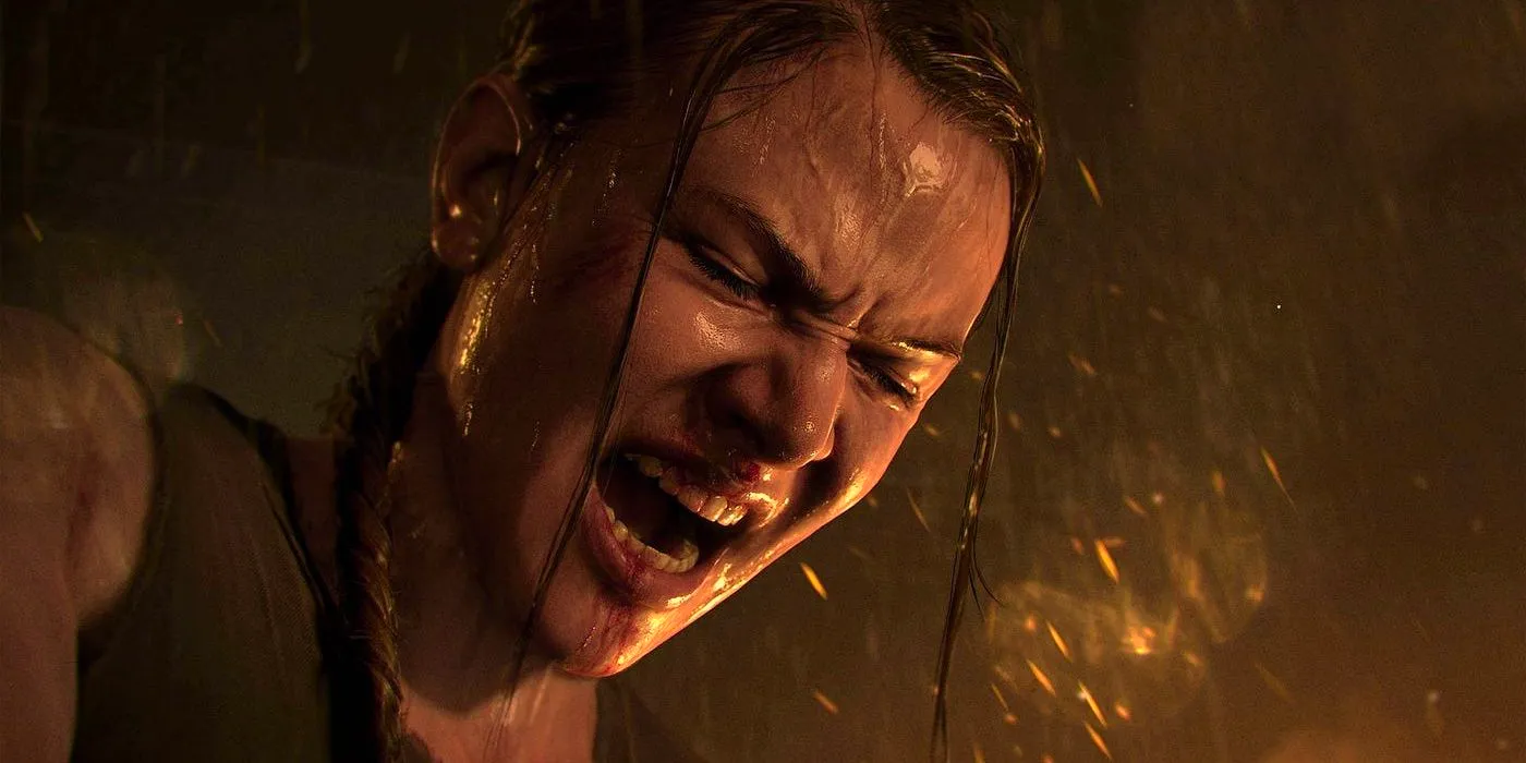 Abby in the rain in The Last of Us Part II Image