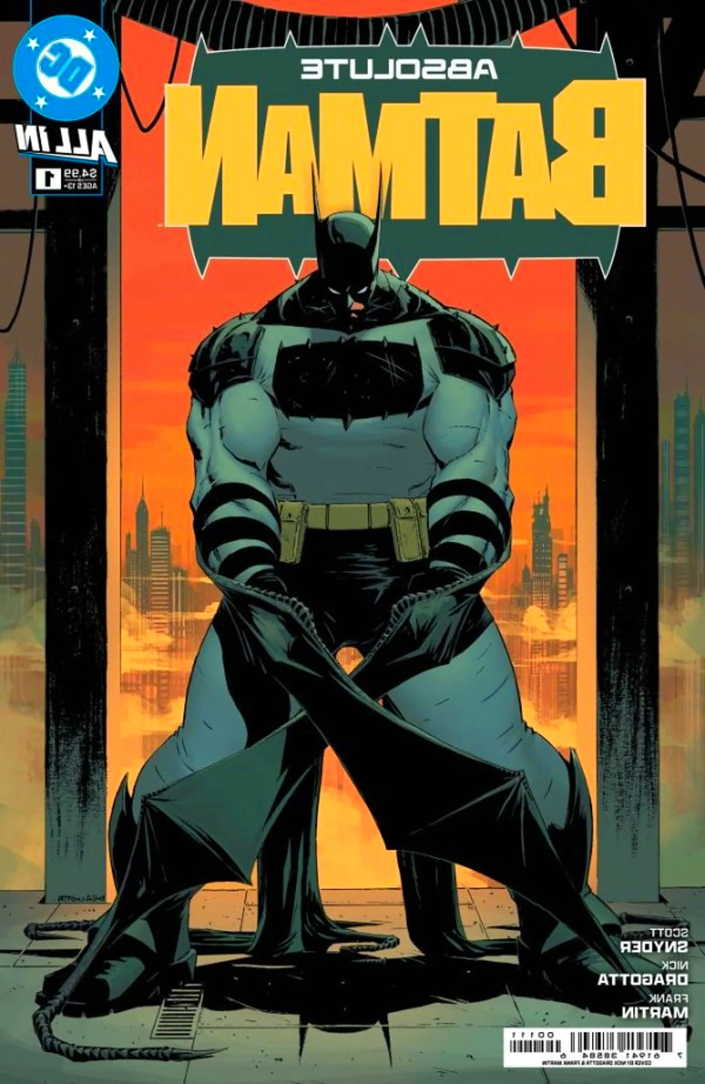 absolute batman 1 showing the muscular dark knight Image