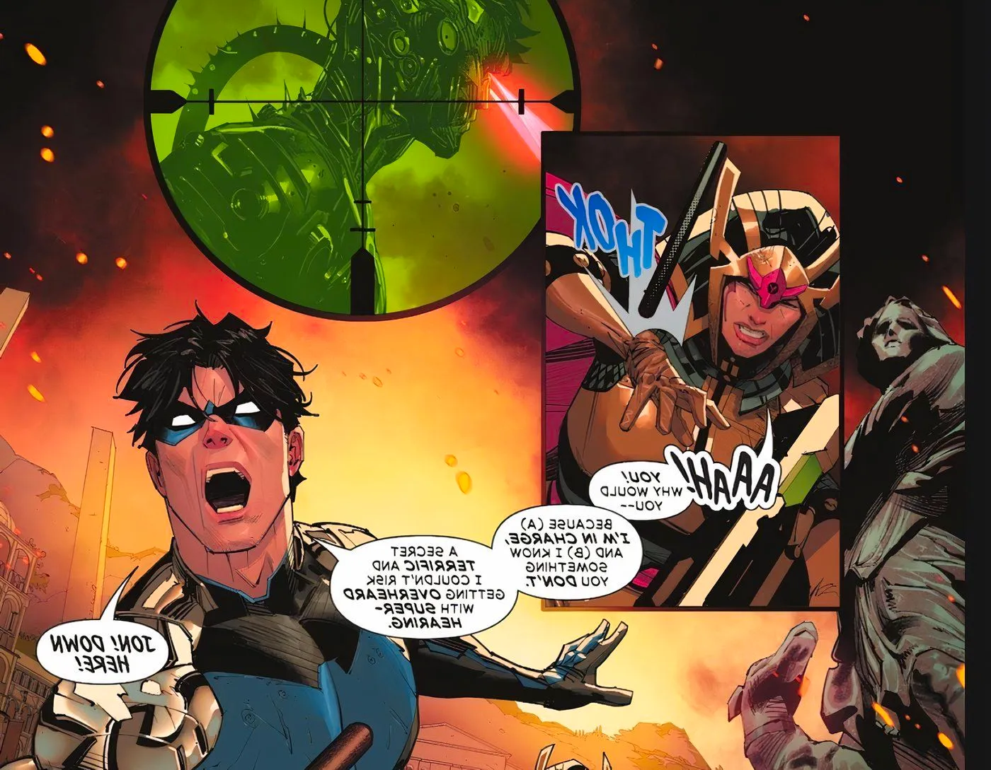 Absolute Power #3 Big Barta and Nightwing 2 Image