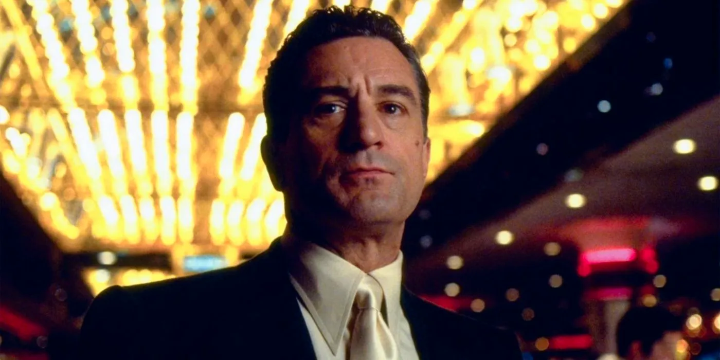 Ace (Robert De Niro) standing outside the casino in Casino Image