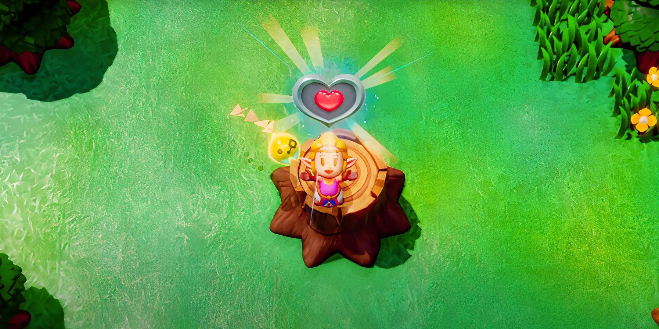 Achieved Tree Stump Heart Piece Location in Zelda Echoes of Wisdom Image