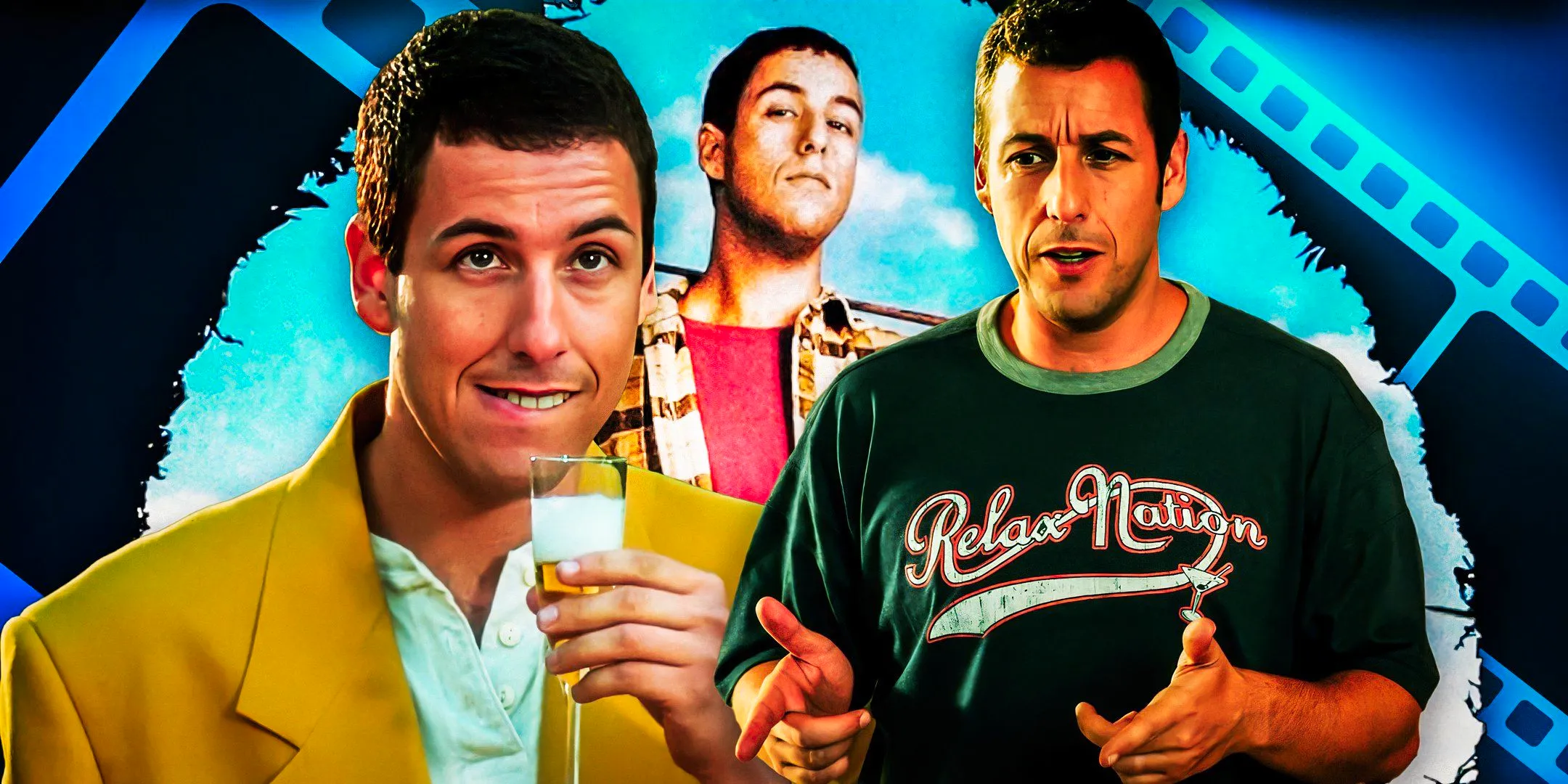 Adam-Sandler-as-Danny-from-Just-Go-with-It-and-Adam-Sandler-as-Happy-Gilmore-from-Happy-Gilmore Image