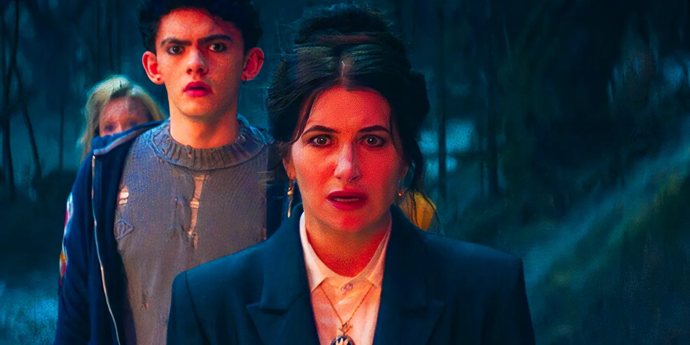 Agatha Harkness, Teen and the coven on the Witches' Road in Agatha All Along episode 2 Image