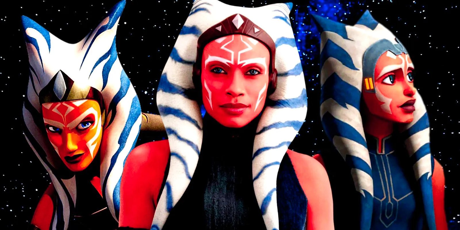 Ahsoka Tano in The Clone Wars, Ahsoka, and Star Wars Rebels  Image