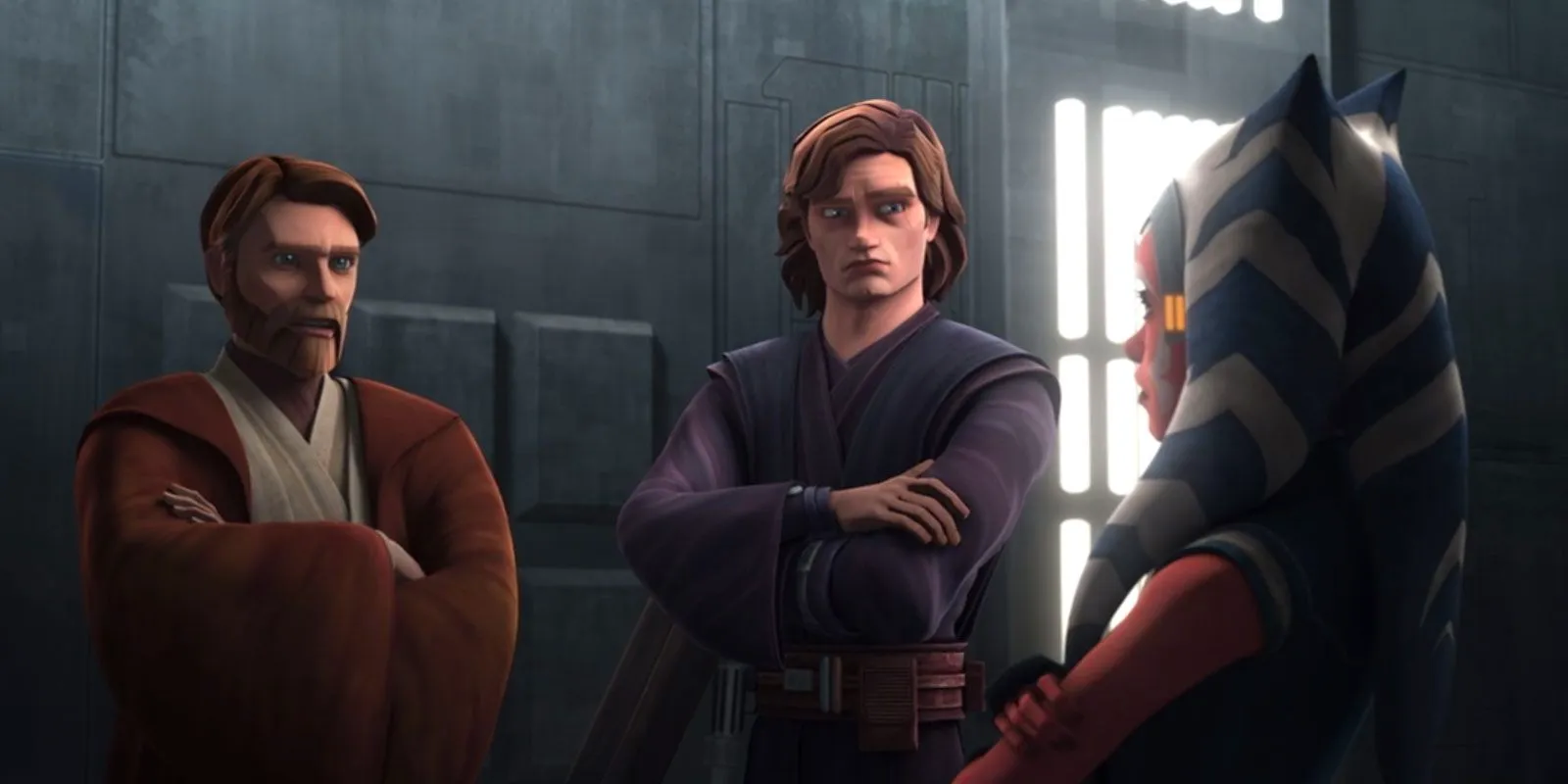 Ahsoka Tano, Obi-Wan Kenobi, and Anakin SKywalker during Clone Wars Image