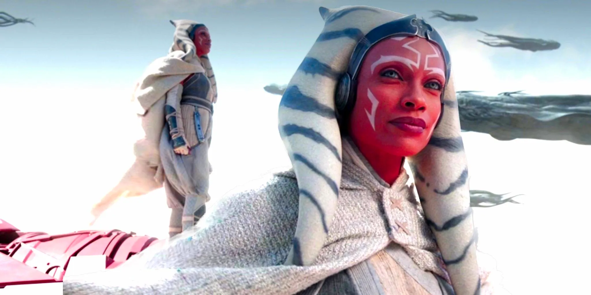 Ahsoka's new white outfit in Ahsoka episode 5 Image