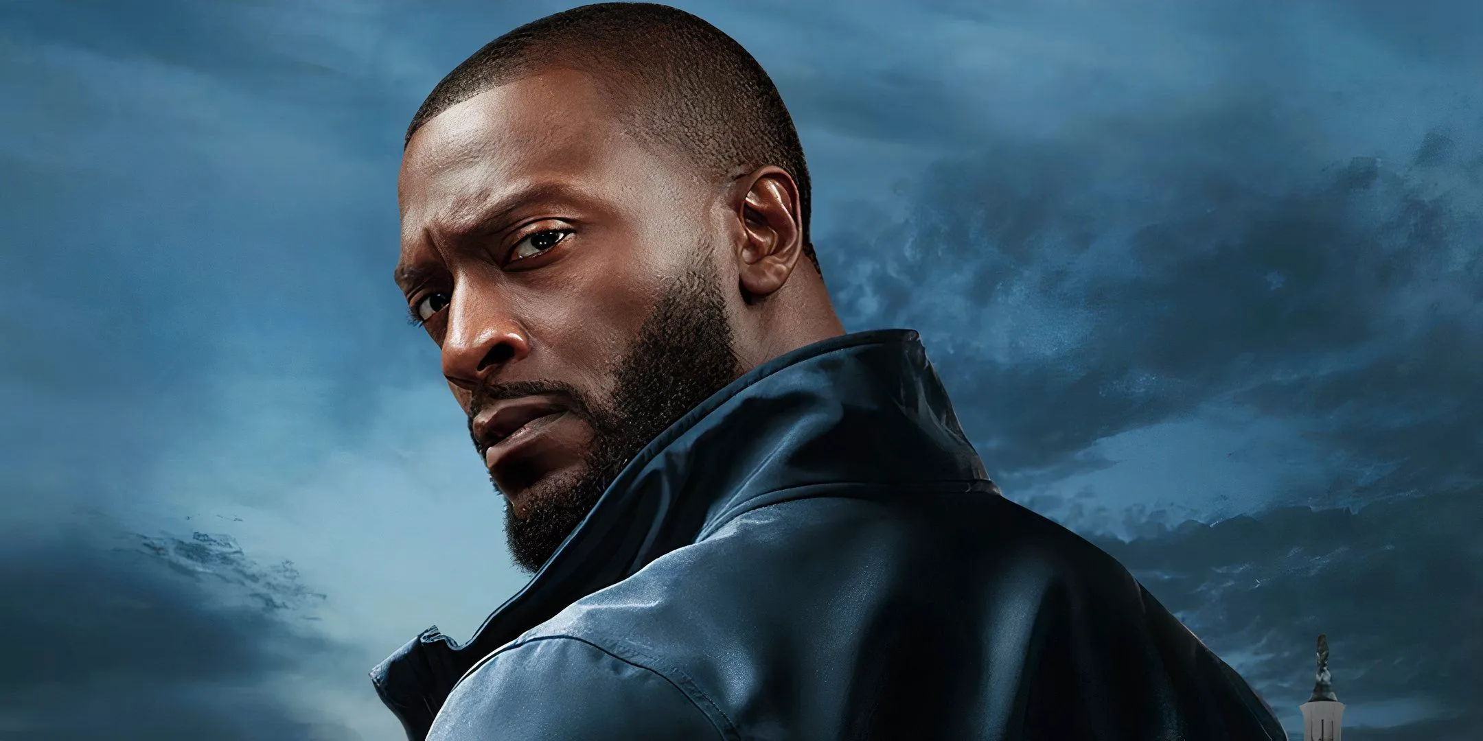 Aldis Hodge as Alex Cross looking intense in Cross poster Image