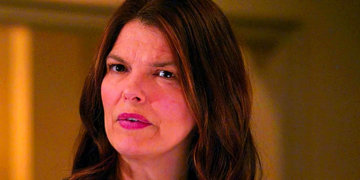 Alex Blake looking at something in Criminal Minds Image