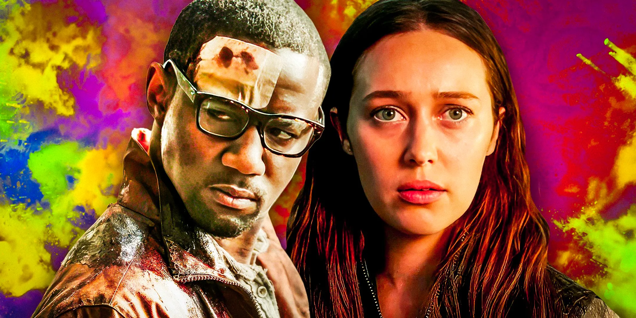 Alicia Clark (Alycia Debnam-Carey) and Davon (Jessie T Usher) from Walking Dead Spinoffs Image