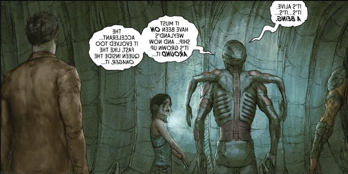 Alien reveals the Deacon's fate. Image