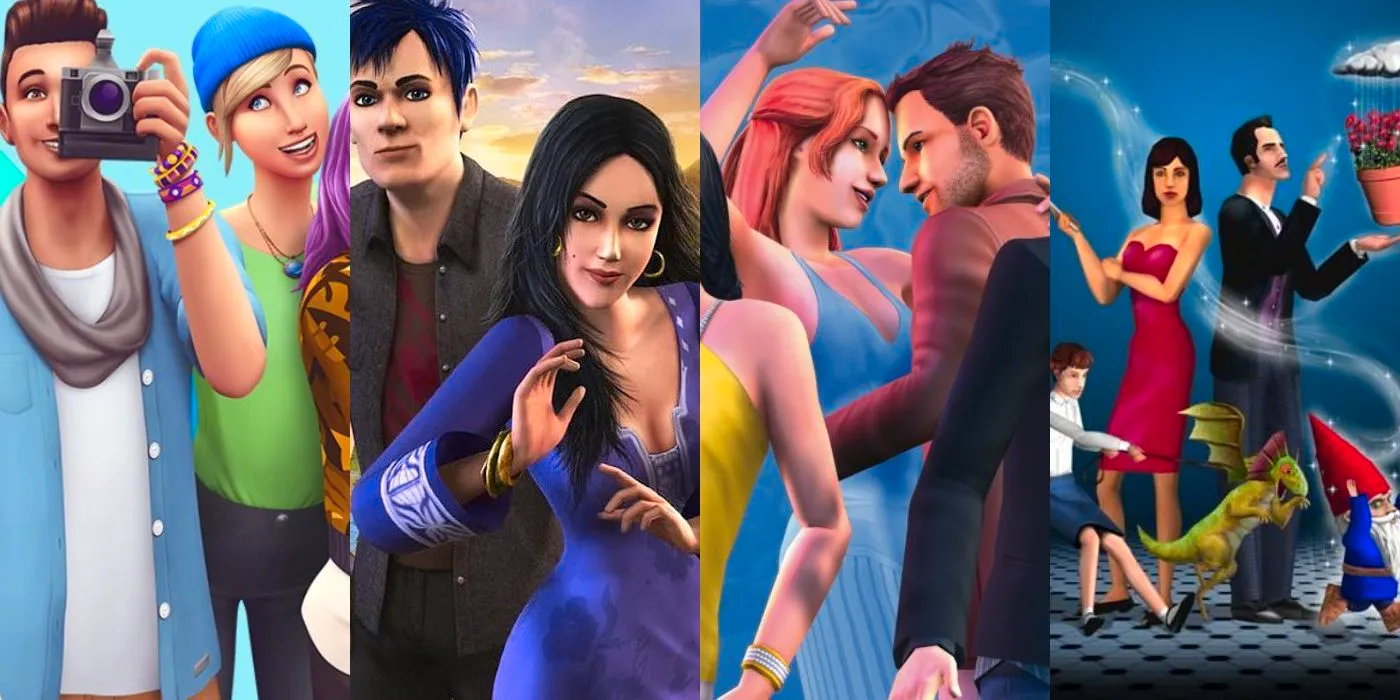 All four mainline games in The Sims series, ranked from worst to best. Image