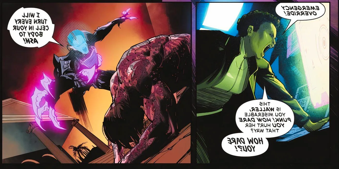 Amanda Waller Controls Braniac Queen's Body Image