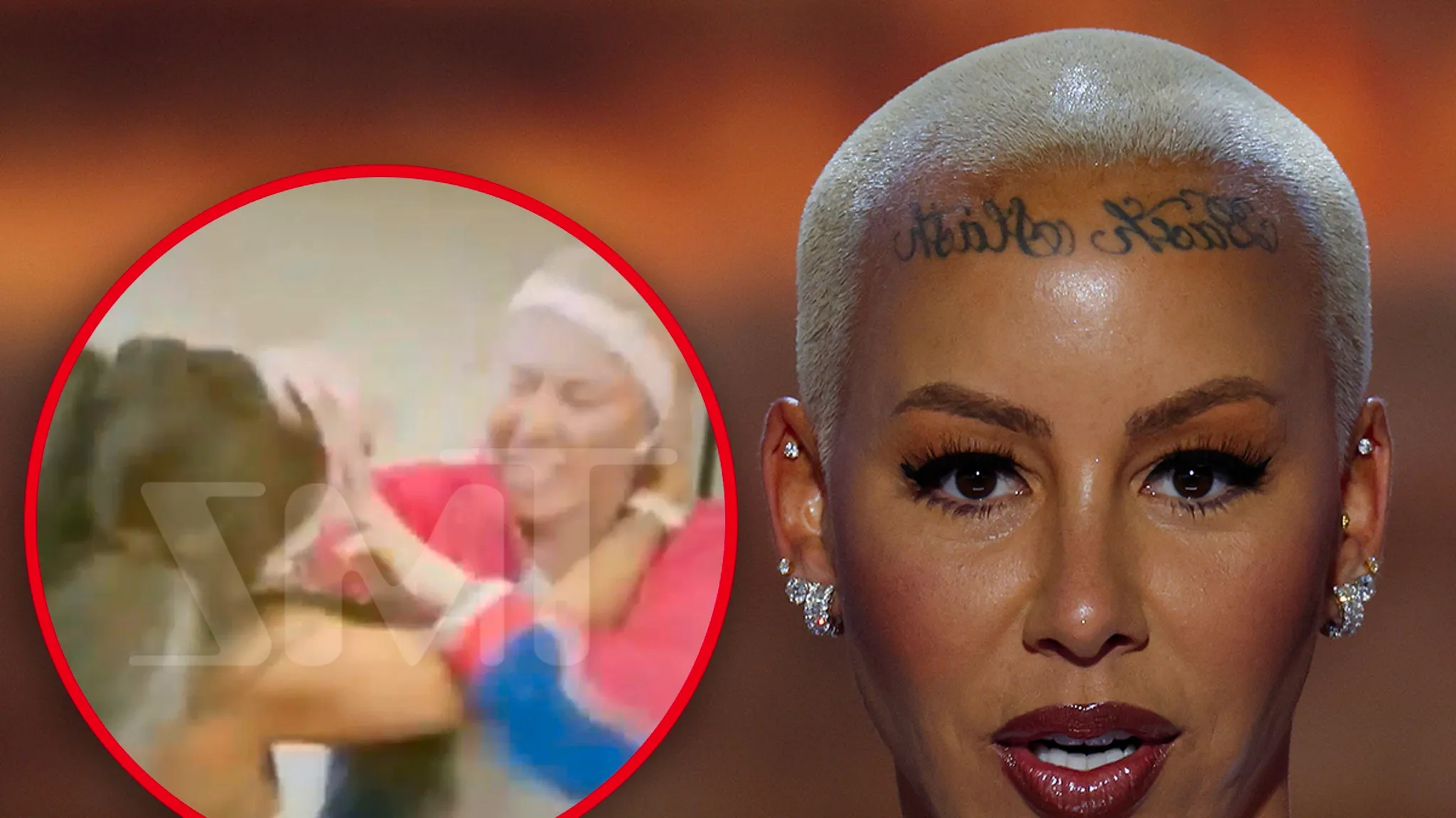 Amber Rose Addresses Wild 'College Hill' Brawl, Implies Big Talkers Can't Fight Image