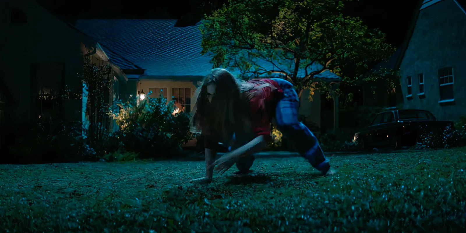 Amy Adams running on all fours in Nightbitch Image