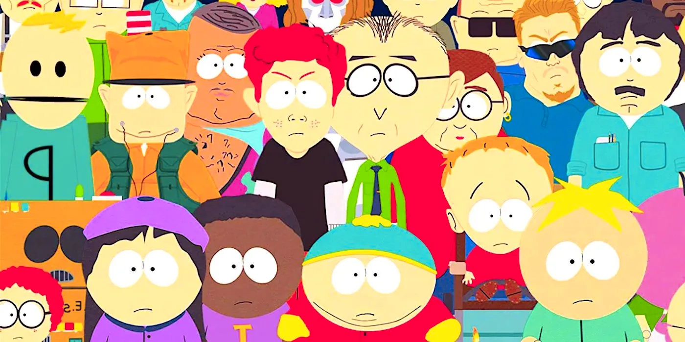 An assortment of South Park characters including Butters Cartman and Wendy Image