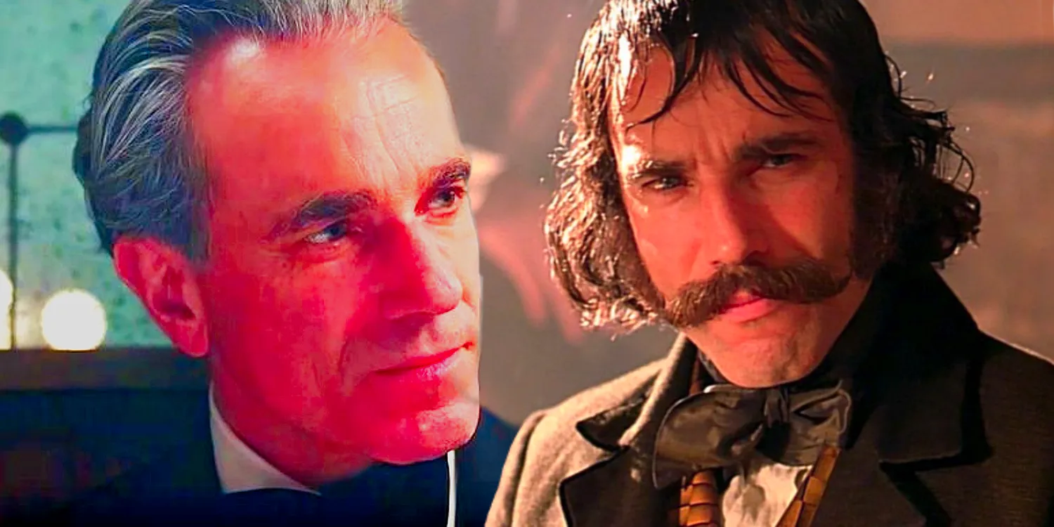 An image of Daniel Day Lewis in Gangs of New York and in Phantom Thread Image