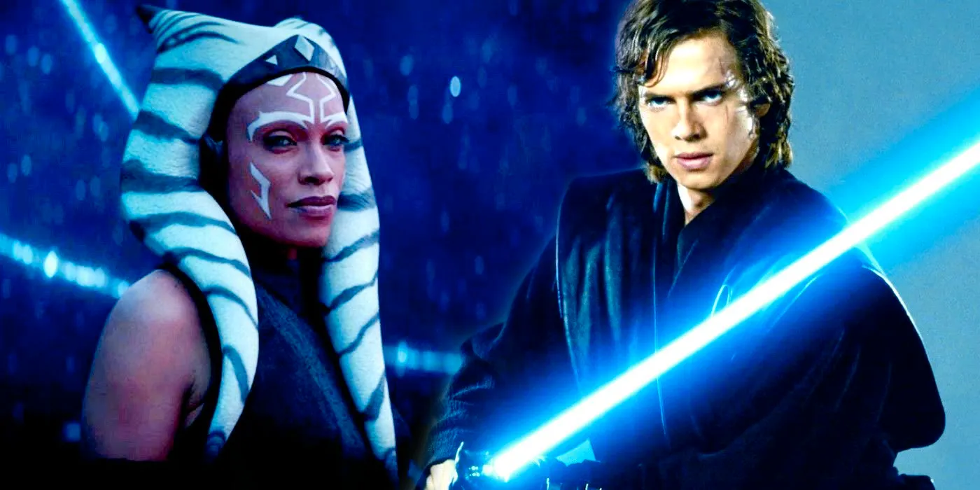 Anakin Skywalker and Ahsoka Tano in live-action Star Wars  Image