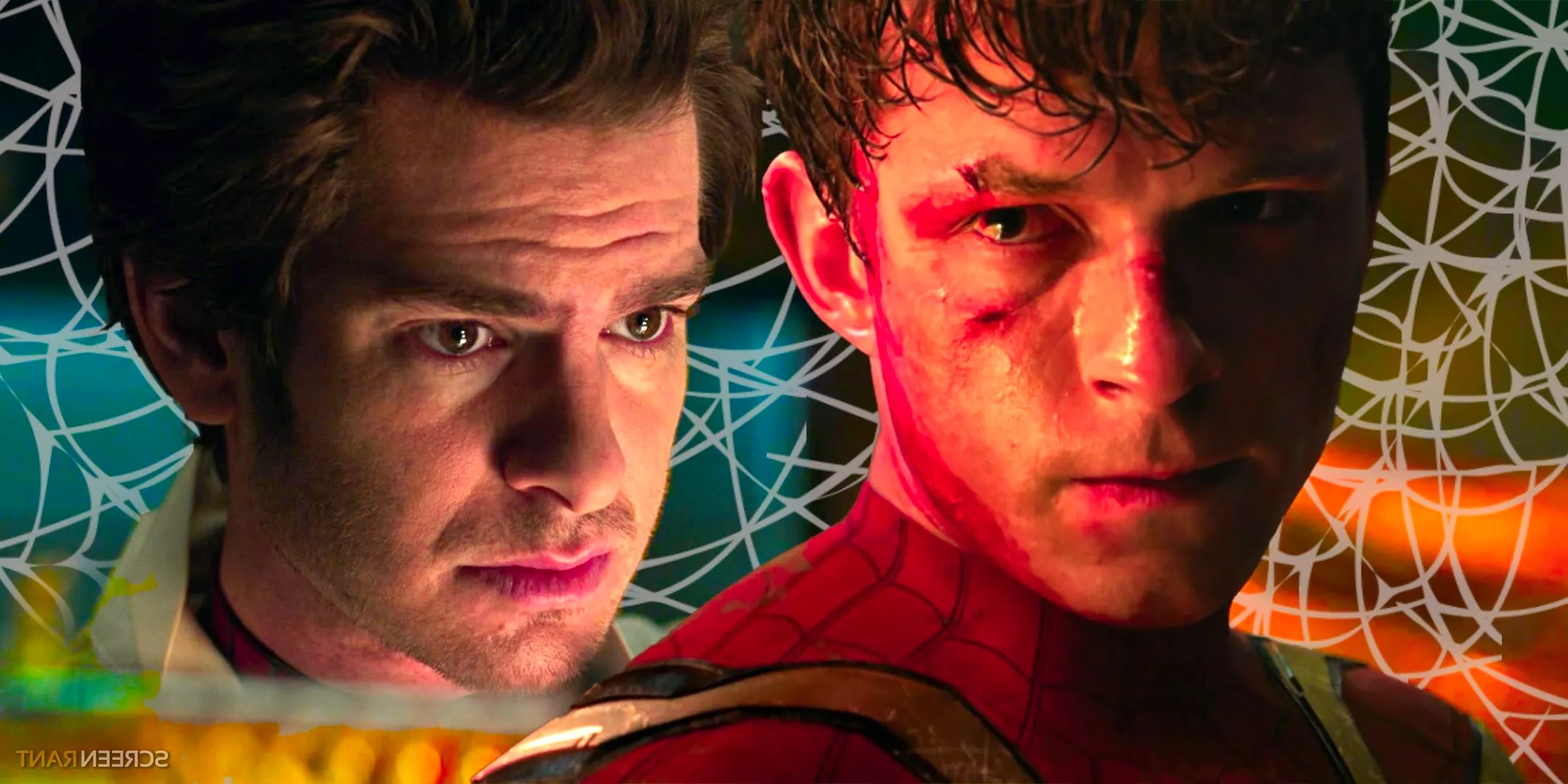 Andrew Garfield and Tom Holland's respective versions of Spider-Man Image