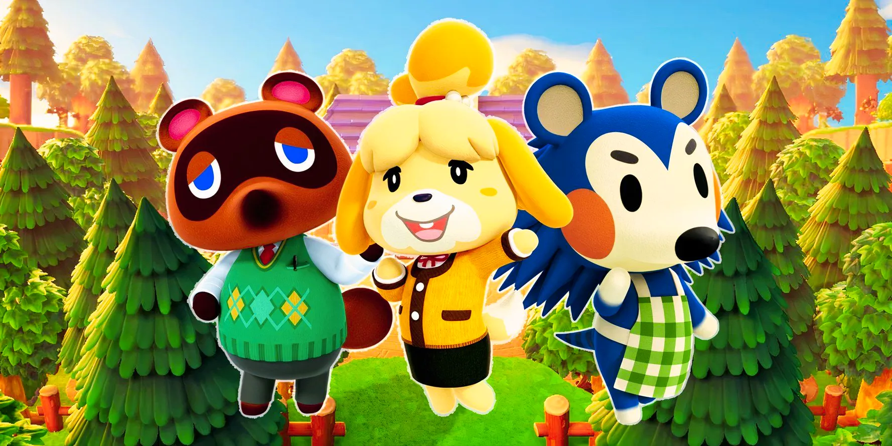 Animal Crossing Isabelle Able Sister And Tom Nook Image