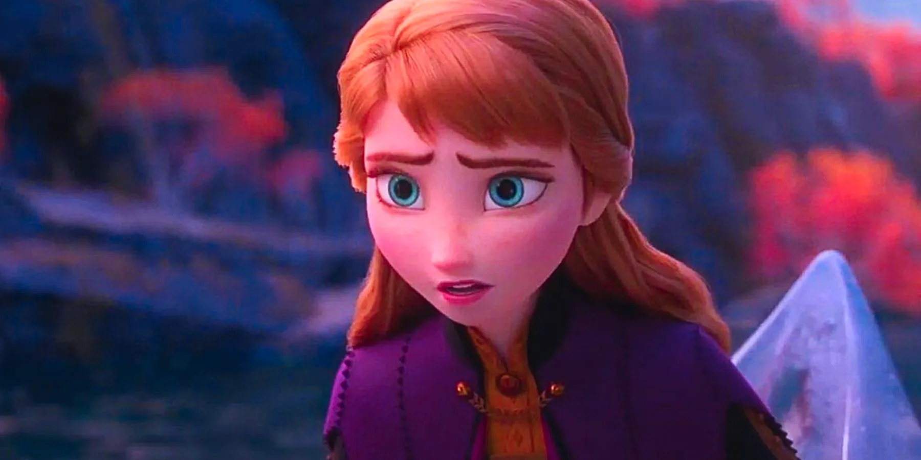 Anna looking concerned in Frozen 2 Image