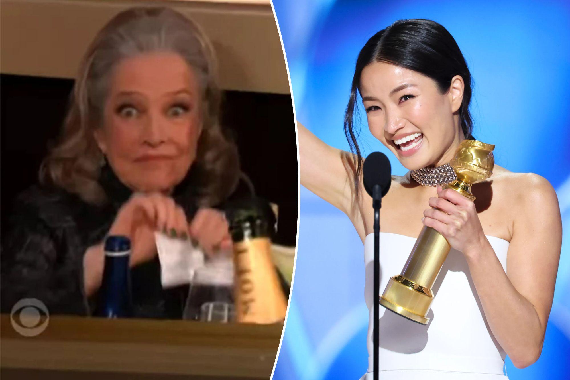 Anna Sawai's Golden Globes Triumph: Kathy Bates' Reaction & Shōgun Spotlight image 8 