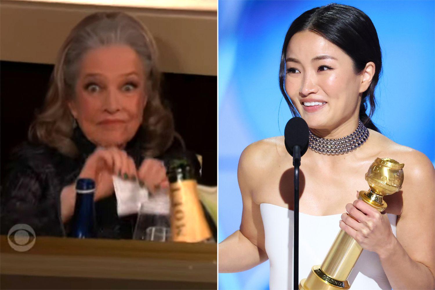 Anna Sawai's Golden Globes Triumph: Kathy Bates' Reaction & Shōgun Spotlight image 4 