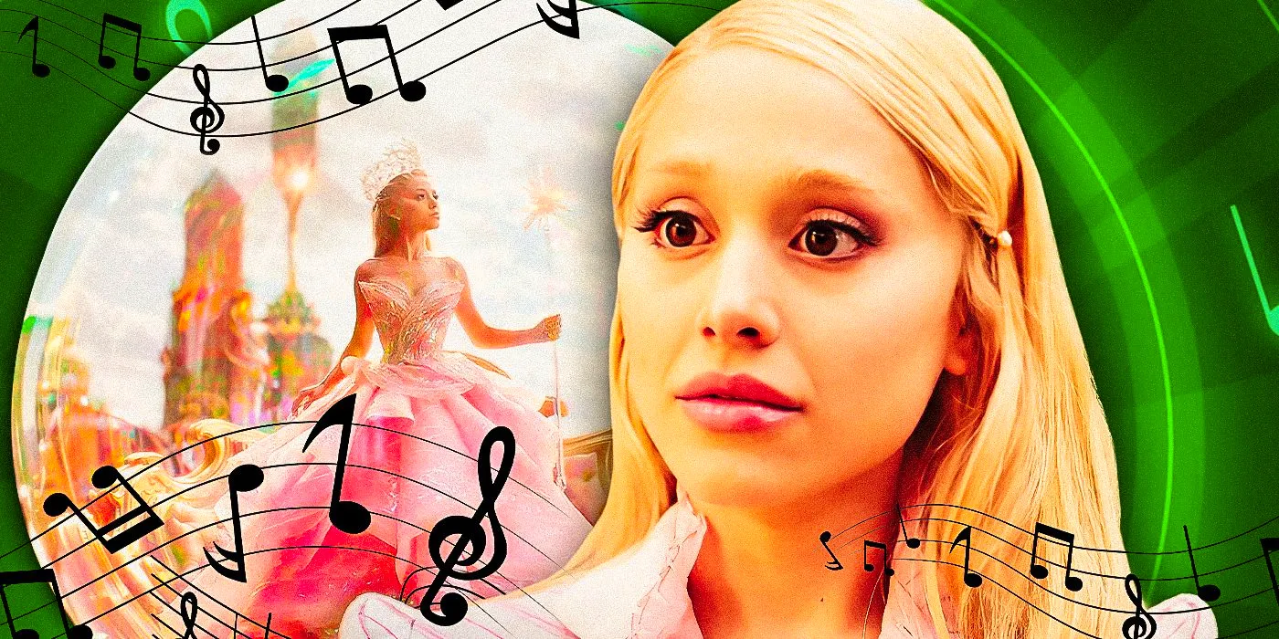 Ariana Grande as Glinda in the Wicked movie Image